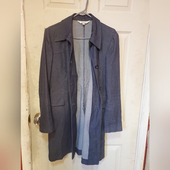 Kukara Denim Women's Gray Jacket. Size 12. Long-sleeved - Picture 2 of 4